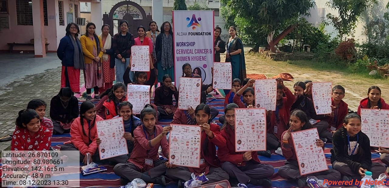 एल्डा फाउंडेशन द्वारा निजी स्कूल में महावारी जागरूक अभियान चलाया गया एल्डा फाउंडेशन द्वारा निजी स्कूल में महावारी जागरूक अभियान चलाया गया